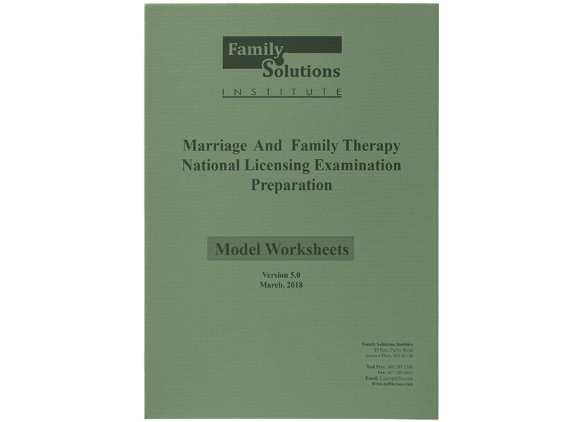 Family Therapy Models Chart