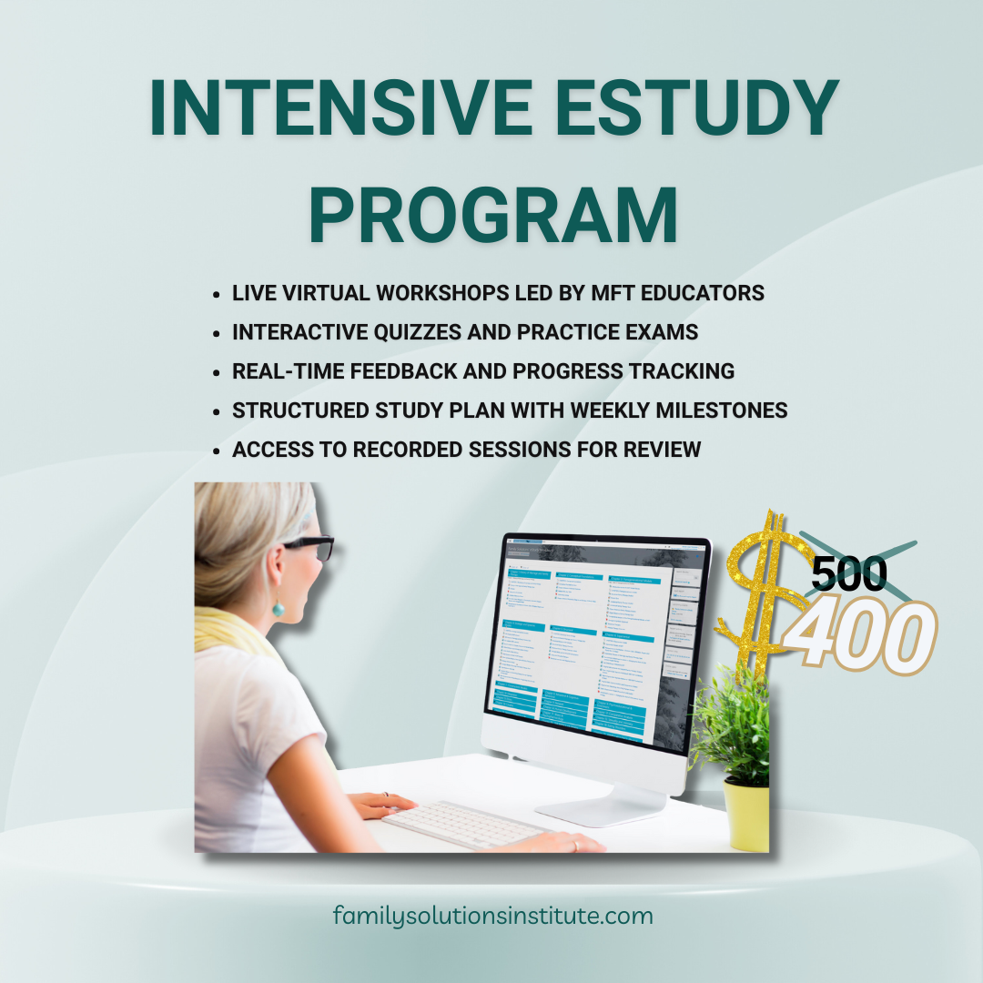 Intensive eStudy Program